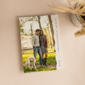 Einfaches, modernes Foto Save The Date