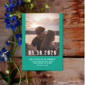 Einfaches modernes Foto Save the Date | Arcadia Gr