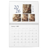 Einfaches modernes Fotodesign Kalender (Jan 2027)