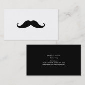 einfaches, modernes Friseurgeschäft Visitenkarte (Vorne/Hinten)