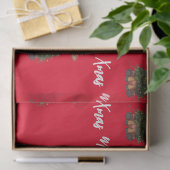 Einfaches modernes frohes Weihnachtskalb Kuh Ochse Seidenpapier (Geschenk)