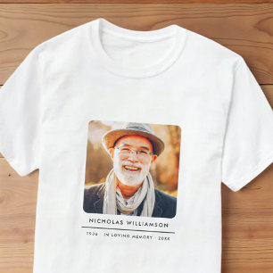 Einfaches modernes Gedenken Andenken mit individue T-Shirt