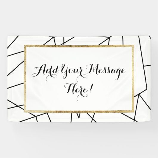 Einfaches modernes geometrisches banner (Horizontal)