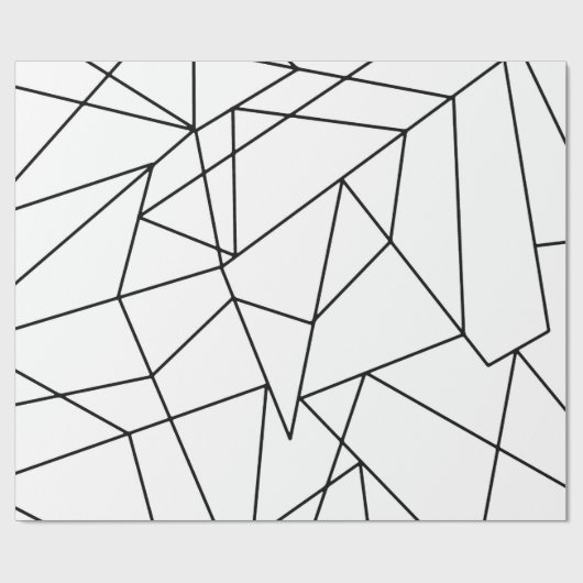 Einfaches modernes geometrisches geschenkpapier (Flach)