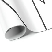 Einfaches modernes geometrisches geschenkpapier (Rolleneckpunkt)