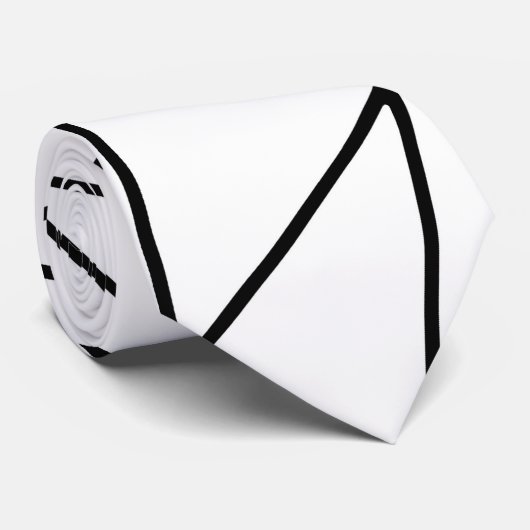 Einfaches modernes geometrisches krawatte (Gerollt)