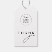 Einfaches Modernes Geschäft Danke-Hängeschild Geschenkanhänger (Vorderseite)