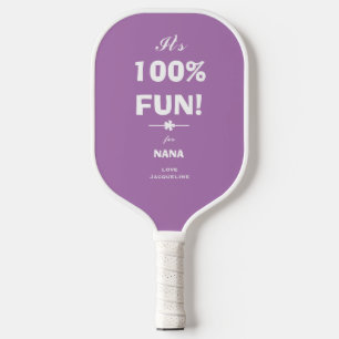 Einfaches modernes GIFT FÜR NANA Chic Script Fun L Pickleball Schläger