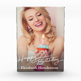 Einfaches modernes Happy Birthday Foto