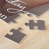 Einfaches modernes Happy Birthday Foto Puzzle (Seite)