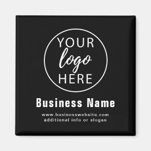 Einfaches modernes individuelles Firmenlogo Magnet