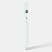 Einfaches modernes initiales Monogramm iPhone Hülle (Linke Seite)