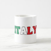 Einfaches, modernes italienisches Flag-Apparel Kaffeetasse (Mittel)