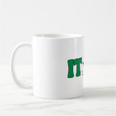 Einfaches, modernes italienisches Flag-Apparel Kaffeetasse (Links)