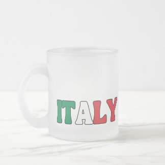 Einfaches, modernes italienisches Flag-Apparel Mattglastasse