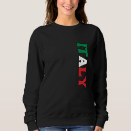 Einfaches, modernes italienisches Flag-Apparel Sweatshirt