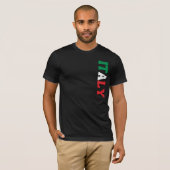 Einfaches, modernes italienisches Flag-Apparel T-Shirt (Vorne ganz)