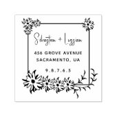 Einfaches modernes Kleider Verheiratet Permastempel (Design)