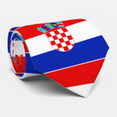 Einfaches, modernes kroatisches Flag-Apparel Krawatte (Gerollt)