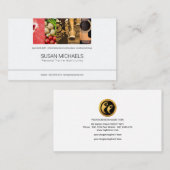 Einfaches modernes Lebensstil-Plakat-persönlicher Visitenkarte (Vorne/Hinten)