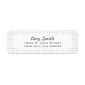 Einfaches, modernes, leicht graues geometrisches M (Vorne)