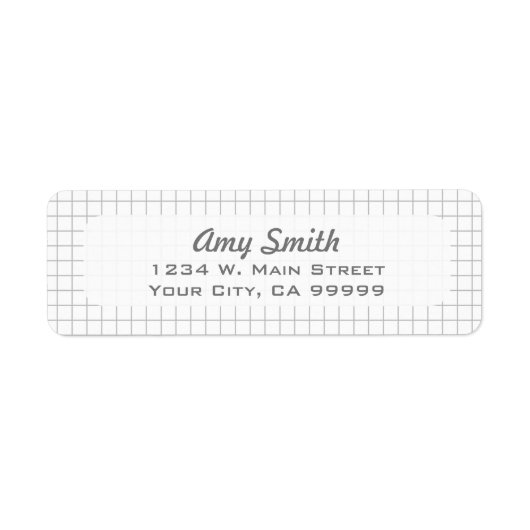 Einfaches, modernes, leicht graues geometrisches M (Vorne)