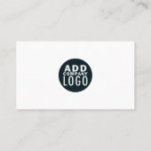 Einfaches, modernes Logo von DIY Company Visitenkarte (Rückseite)