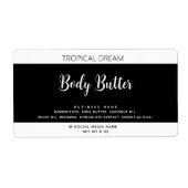 Einfaches, modernes Luxustypografie-Label (Vorne)