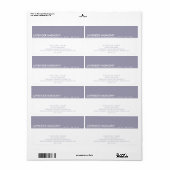 Einfaches, modernes Luxustypoprodukt (Vorne)