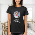 Einfaches, modernes Mama-Hund-Foto T-Shirt<br><div class="desc">Hunde Mama ... Überraschen Sie Ihre Lieblings-Hund-Mama in diesem Muttertag , Weihnachten oder ihren Geburtstag mit diesem super niedlichen Haustier Foto T - Shirt. Passen Sie dieses Shirt mit den Lieblingshunden Ihres Hundes an, und nennen Sie es. Dieses Shirt ist ein Muss für Hundefreunde und Hundemütter! Großartiges Geschenk des Hundes....</div>