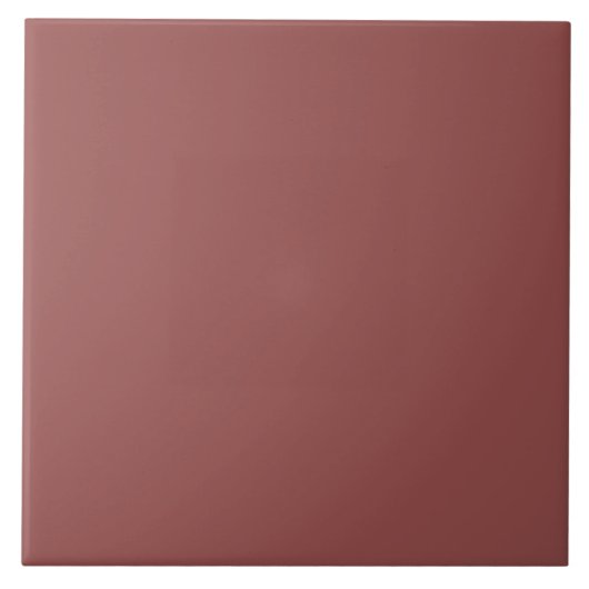 Einfaches Modernes Marsala Fliese (Vorderseite)