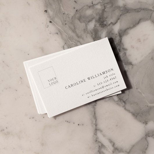 Einfaches, modernes, minimales, elegantes Beruflic Visitenkarte