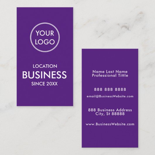 Einfaches, modernes Minimalistisches Firmenlogo Li Visitenkarte (Vorne/Hinten)