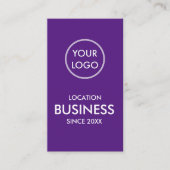 Einfaches, modernes Minimalistisches Firmenlogo Li Visitenkarte (Vorderseite)