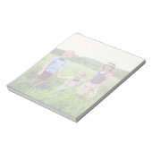 Einfaches modernes Minimalistisches Foto Notizblock (Rotiert)