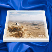 Einfaches modernes Minimalistisches Hochzeitsszena Leinwanddruck