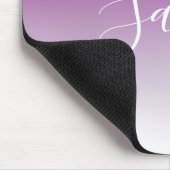 Einfaches modernes minimalistisches violettes Ombr Mousepad (Ecke)