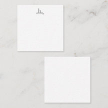 Einfaches modernes Monogramm elegante Schrift