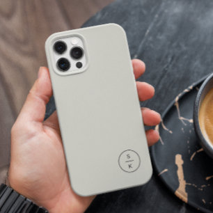 Einfaches modernes Monogramm Name Case-Mate iPhone 14 Pro Max Hülle
