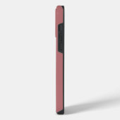 Einfaches modernes Monogramm Name iPhone Hülle (Linke Seite)