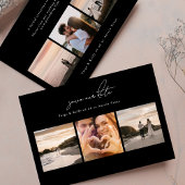 einfaches, modernes Multi-Foto-Collage Save The Date