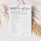 Einfaches, modernes neutrales Baby mit der richtig Einladung