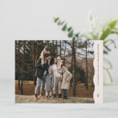 Einfaches, modernes, neutrales Weihnachtsgebirge-F Feiertagskarte (Stehend Vorderseite)