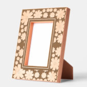 Einfaches, modernes Niedliches Blumenmuster Geätzte Rahmen (Links)