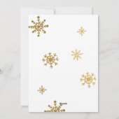 Einfaches modernes Niedliches Foto Feiertagskarte (Rückseite)