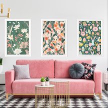 Einfaches modernes Ostermauer-Set