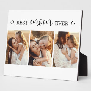 Einfaches modernes personalisiertes Geschenk für M Fotoplatte