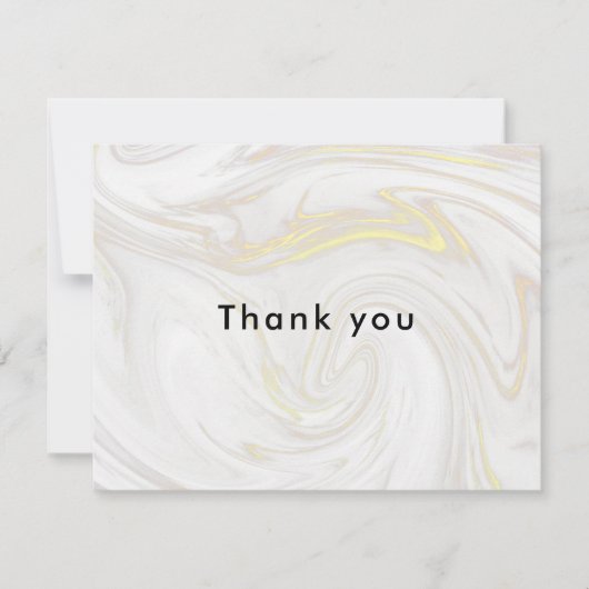 Einfaches, modernes, Personalisiertes Unternehmen  Dankeskarte (Vorderseite)