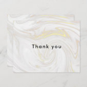 Einfaches, modernes, Personalisiertes Unternehmen  Dankeskarte (Vorne/Hinten)