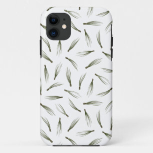 Einfaches, modernes Pine Needle Greenery-Muster Case-Mate iPhone Hülle